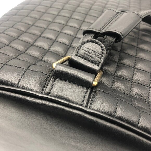 CELINE Black Leather Backpack - Picture 8 of 9